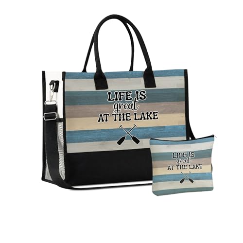 Bolsa Tote de Lona InnoBeta Lake House miniatura 1