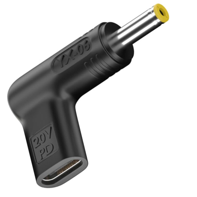 BacronUSB C to DC Plug Adapter 5.5x2.5mm, Male to DC Female 12V 19V 20V, USB C to 5.5x2.5mm Adapter for Asus Laptop Series, Router, Printer, RVs, Solar Generator