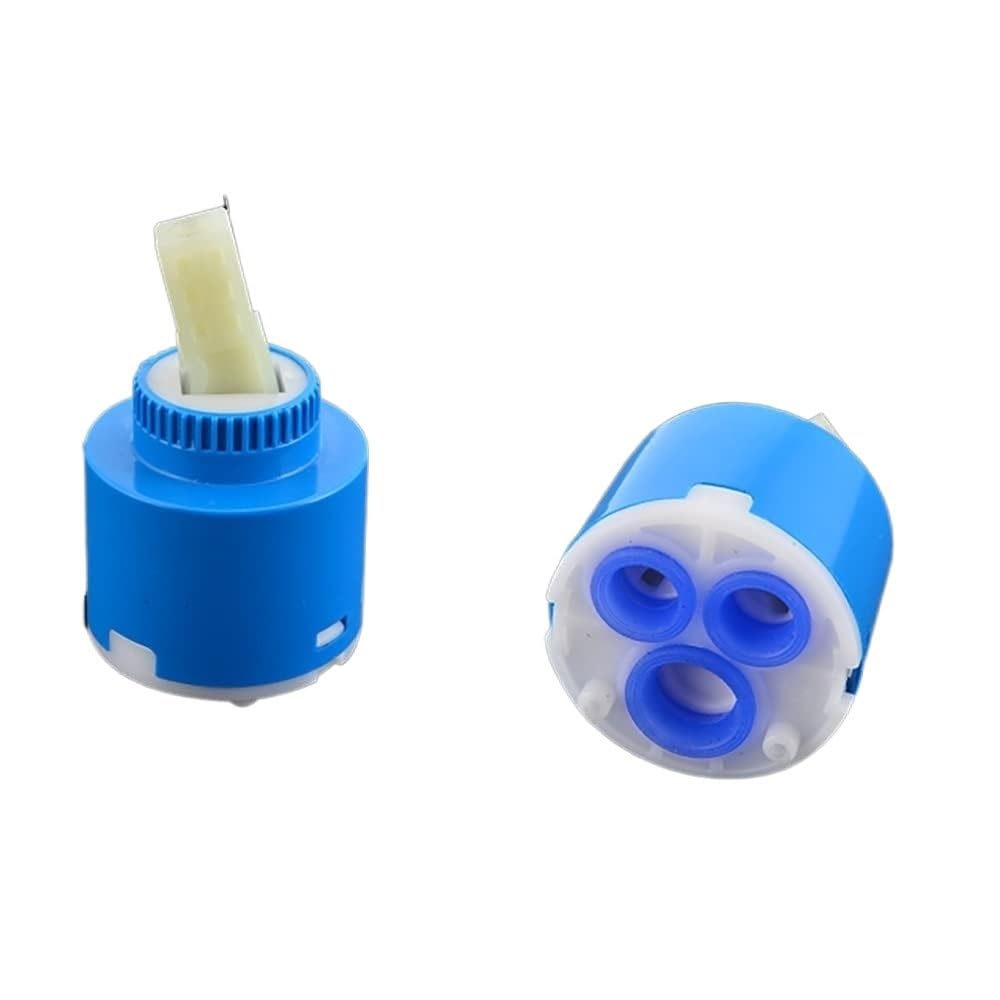 Faucet Cartridge Replacement Ceramic Disc Tap Cartridge 40mm Plastic Bath Basin Shower Lever Mixer Inner Replacement