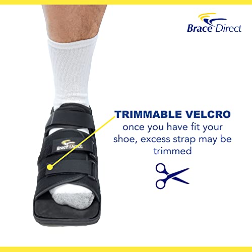 Brace Direct Post Op Recovery Shoe - Adjustable Medical Walking Shoe For Post Surgery Or Operation Support, Broken Foot Or Toe, Stress Fractures, Bunions, Or Hammer Toe For Left Or Right Foot #TOP3