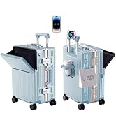 Amazon.com | AIWEINY Zipperless Luggage, 22.4