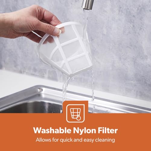 GEEPAS 1.5L Filter Coffee Machine | 800W Coffee Maker for Instant Coffee, Espresso, Macchiato & More | Boil-Dry Protection, Anti-Drip Function, Automatic Turn-Off Feature, White - Image 8