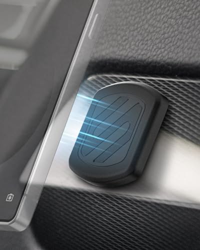 Image of Scosche MagicMount Flush Extra Strength Magnetic Car Mount for Dashboard and Flat Surfaces, Low Profile Car Cell Phone Holder with Thick Metal Plate, Compatible with iPhone and Android, Not MagSafe