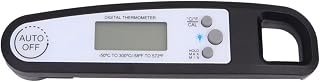 HONMEET Termómetro Digital Plegable con Precisa y para Cocina y Barbacoa Medición Rápida y para Carnes y Alimentos Color Negro