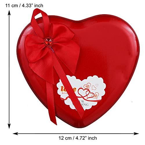 eCraftIndia Heart Shaped Gift Box with Red Roses and Teddy Bear - Valentine Gifts for Girlfriend, Boyfriend, Husband, Wife 4 41LfSJ7KRUL