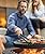 35 Inch Fire Pit with BBQ Grill, Wood Burning Fire Pits for Outside with Lid & Fire Poker, 3 in 1 Round Metal Fire Pit Table with Cooking Grate, Outdoor Firepit for Backyard, Patio, Bonfire, Picnic