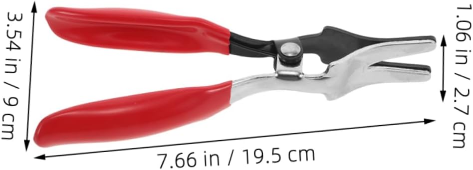 BESTOYARD 2pcs Fuel Line Removal Pliers Set Chrome Tungsten Steel Hose Disconnect Tool for Automotive Oil Pipes and Vacuum Lines for Mechanics and DIY Repairs