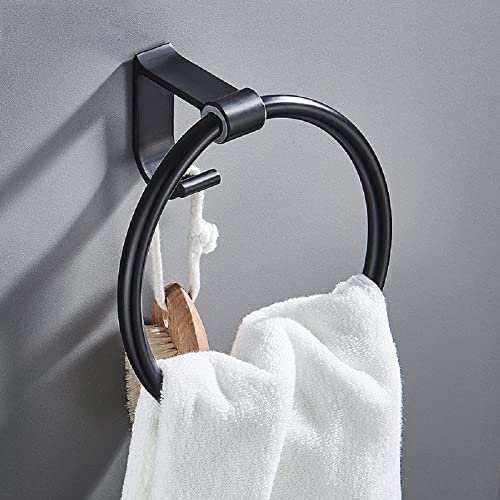 Riipoo Towel Ring, Towel Rings For Bathroom, Bath Towel Ring Holder Hanger Wall Mounted Self Adhesive #TOP25