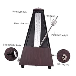 Btuty Métronome mécanique pyramide en ABS pour guitare, violon, piano, basse, instrument de musique pour débutants - Les Beatles, Paul McCartney, John Lennon, RIngo Starr, George Harrison Btuty Métronome mécanique pyramide en ABS pour guitare, violon, piano, basse, instrument de musique pour débutants – Image 2