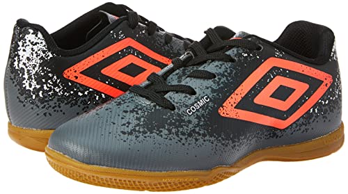 Tênis Indoor Umbro Cosmic Jr Grafite/Coral/Preto 35