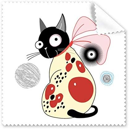 Animal Pet Lover Cute Cat Cleaning Cloth Phone Screen Glasses Cleaner 5pcs image 2