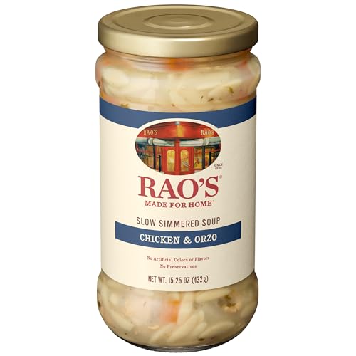 Rao's Made For Home Chicken & Orzo Soup, 15.25 Oz Jar