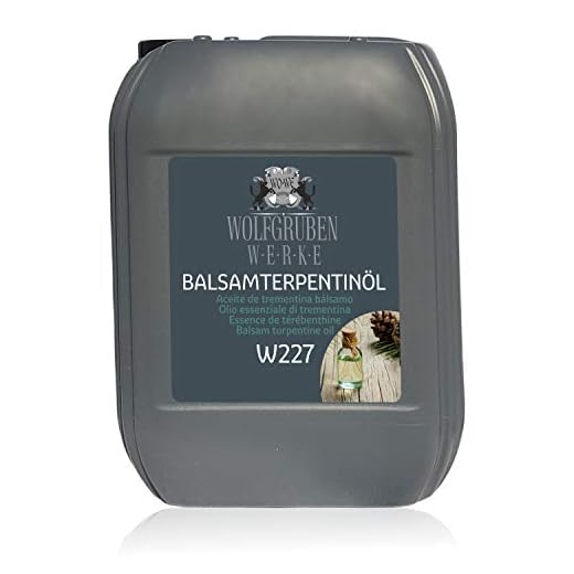 Aceite de trementina (bálsamo) para diluir la pintura, aceite y oleo W227-5L