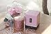 Driada -VIDRO Lounge Rosa con acrilico Paris,Vela Perfumada/Aromática, Vaso de Vidrio, para...