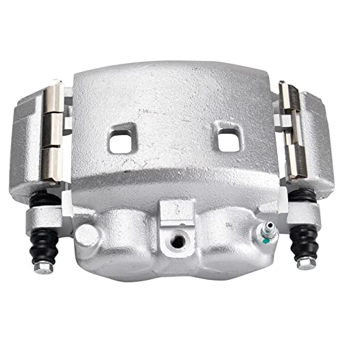 Image of TRQ Rear Left Brake Caliper w /Bracket Drivers Side | For 2003-2008 Dodge Ram 3500 2003 Ram 3500 Van