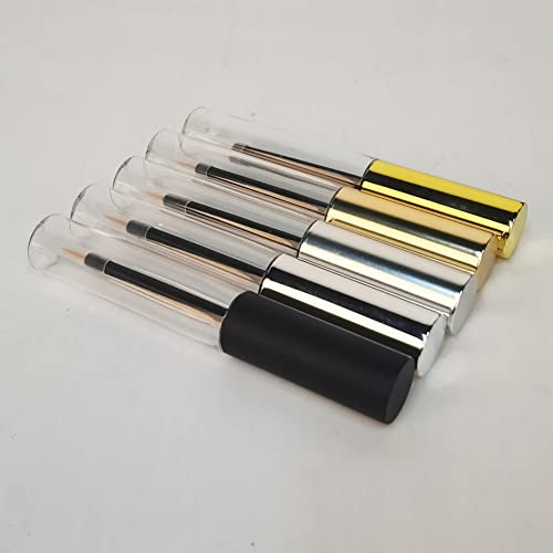 COSIDEA Tubos vacíos dorados 10ml 12pcs para delineador miniatura 5