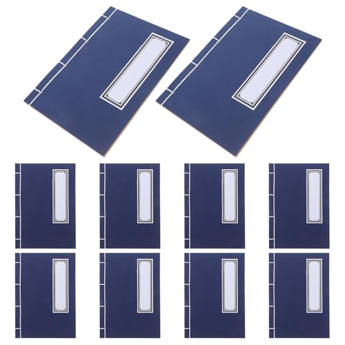 Carnets à couverture rigide compacts, lot de 10 cahiers vierges et blocs-notes de poche