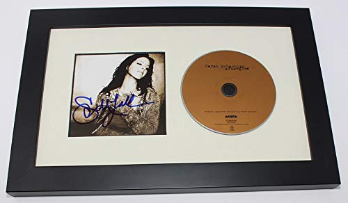 Sarah Mclachlan Afterglow Signed Autographed Music Cd Compact Disc Insert Framed Display Loa #TOP18