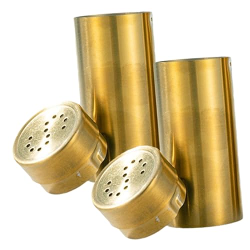 SOLUSTRE Stainless Steel Shakers Spice Bottles for Kitchen for Salt Chicken Essence Chili Powder