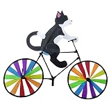 Windmühle aus Kunststoff,Windrad,Spielzeug für Gartenpartys,Schwarze Katze