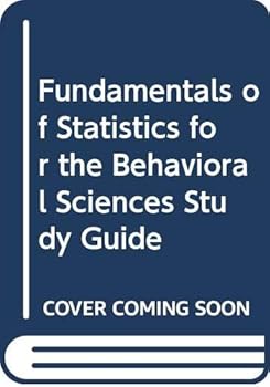 Paperback Fundamentals of Statistics for the Behavioral Sciences Study Guide Book