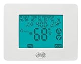 Hunter 44860 7 Day Touchscreen Programmable Thermostat, White