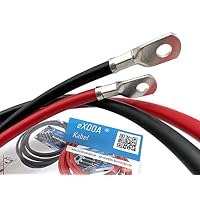 EBROM Câble De Batterie Rouge Et Noir 12 V Longueur Au Choix De