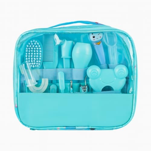 Kit Higiene e Cuidados para Bebê Recem Nascido 13 Peças + Bolsa –...