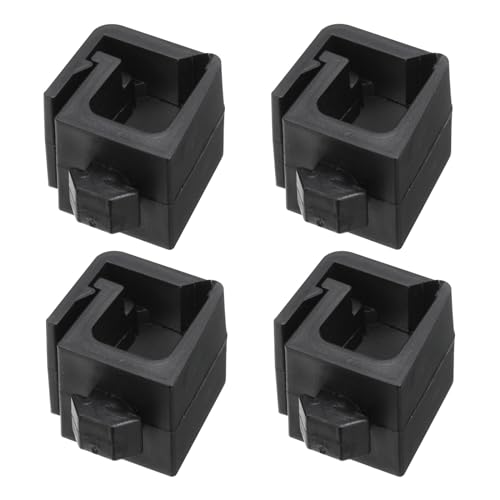 Image of MECCANIXITY 4Pcs Single Slot Flat Cable Clamp 6, 10mm Mount Slot Width Wire Holder ABS for 20 Series European Standard Aluminum Extrusion