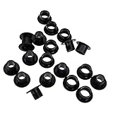 Toddmomy Foosball Accessories Tabletop Accessories 10 Pairs Foosball Machine Bearings Plastic Table Football Bearing Parts Tabletop Foosball Bushings Football Rod Bearings Black Bumper