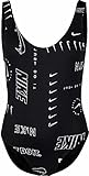 Nike U-Back One Piece Badeanzug Damen, Damen, Trainingsanzug, NESSB356-001, schwarz, XS