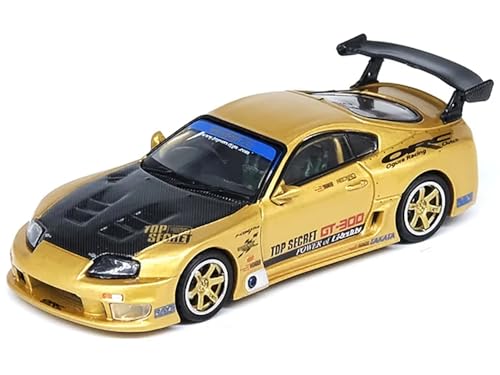 Modelo Inno Supra A80 Top Secret GT300 1/64 Diecast miniatura 1