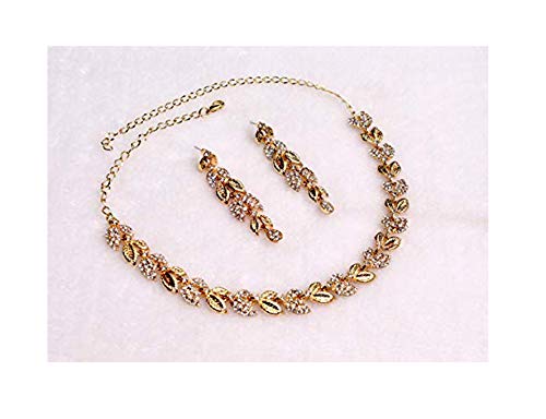 Buy Princess Gold Leaf Choker Necklace 
