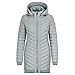 Knuffelwuff Damen Übergangsjacke - Leichte Jacke Brooklyn Größe: XXL / 44 Hellgrau - Atmungsaktive Wasserabweisende Jacke für Outdoor, Wandern, Reisen, Gassi gehen