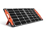 SOLAR POPO 100W Portable Solar Panel Foldable Solar Panel Charger US Solar Cells with USB Outputs for Power Station Generator Phones Tablets Outdoor Camping RV Trips Adventures