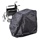 Wheelchair Cover with Adjustable Drawstring - Waterproof Dustproof Windproof Protective Cover for Electric Wheelchairs, UV & Snow Protection, Indoor & Outdoor Use