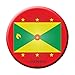 Grenada Novelty Metal Circular Sign C-283