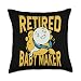 Retired Baby Maker Birth Control Vasectomy Throw Pillow