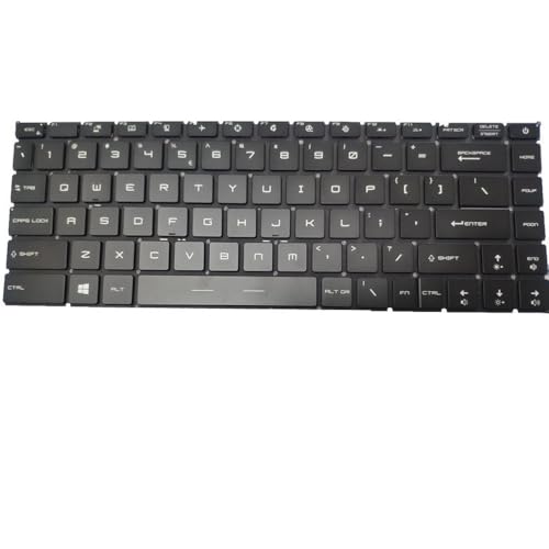 �o�b�N���C�g���͂���܂��� �m�[�g�p�\�R���L�[�{�[�h�݊� MSI GS66 Stealth 10UE 10UG 10UH MS-16V3 11UE 11UG 11UH MS-16V4 �p�� US �t���[���Ȃ�