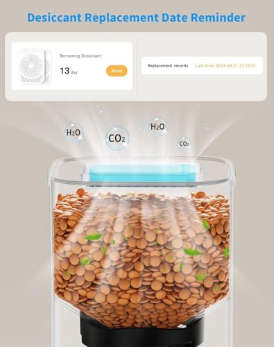 Comedero Automático para Gatos Húmedos con Control App, Dispensador Comida Gatos Refrigerado con Programable, Comedero Gato Automatico Comida Seca/Humeda, 3 Bolsas de Hielo para Comida Frescos - imagen 6