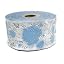 Blue, White, Metallic Silver