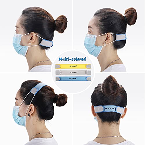 Hx Aurize Face Mask Strap Extender Adjustable For Comfortable And Relieves Pain Ears (Multi-Colored) #TOP4