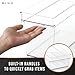BINO | Plastic Storage Bins, Medium - Deep | THE HANDLER COLLECTION | Multipurpose Organizer Bins | Kitchen Pantry Organizers and Storage | Clear Containers for Organizing Home | Freezer Organizer