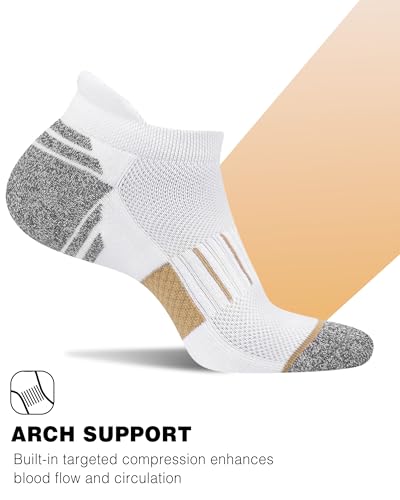 Image of Ankle Socks Womens Athletic Running Comfort Cushioned 3 /5 /6Pairs