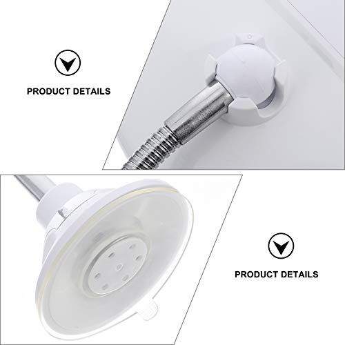Lurrose Rotação de 360 ??Graus Espelho de Maquiagem Com Luz LED Flexível 10X Espelho de Aumento de M