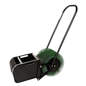 lawn sweeper for sweet gum balls