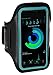 Produktbild ONEFLOW Sportarmband Handy kompatibel mit Samsung Galaxy A52 / A52s 5G Armtasche Fitness Armband Sport Laufarmband Outdoor Handyhülle Joggen Arm Halterung Smartphone Handytasche, Blau