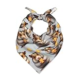 VAFZASC Fashion Bandana Multi Purpose Soft Neck Scarf Headband Cute Dwarf Hamster for Women Men Decoration
