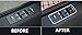 Inner Car Door Window Lift Button Cover Trim for Land Rover Discovery Sport 2015-2018