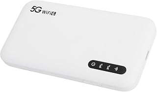 5G Wi Fi Mobile Hotspot, 2.4GHz and 5.8GHz Portable Wi Fi Device for Travel, Supports SIM Card Slot & 16 Devices, IP67 Waterproof, Wi Fi 6 5G Router 6100mAh Rechargeable